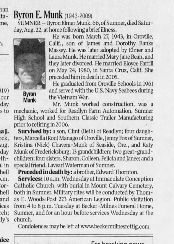Clipping from The Courier